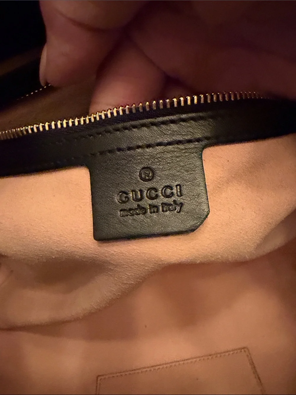 Gucci Black Leather Crossbody with Bamboo Top Handles